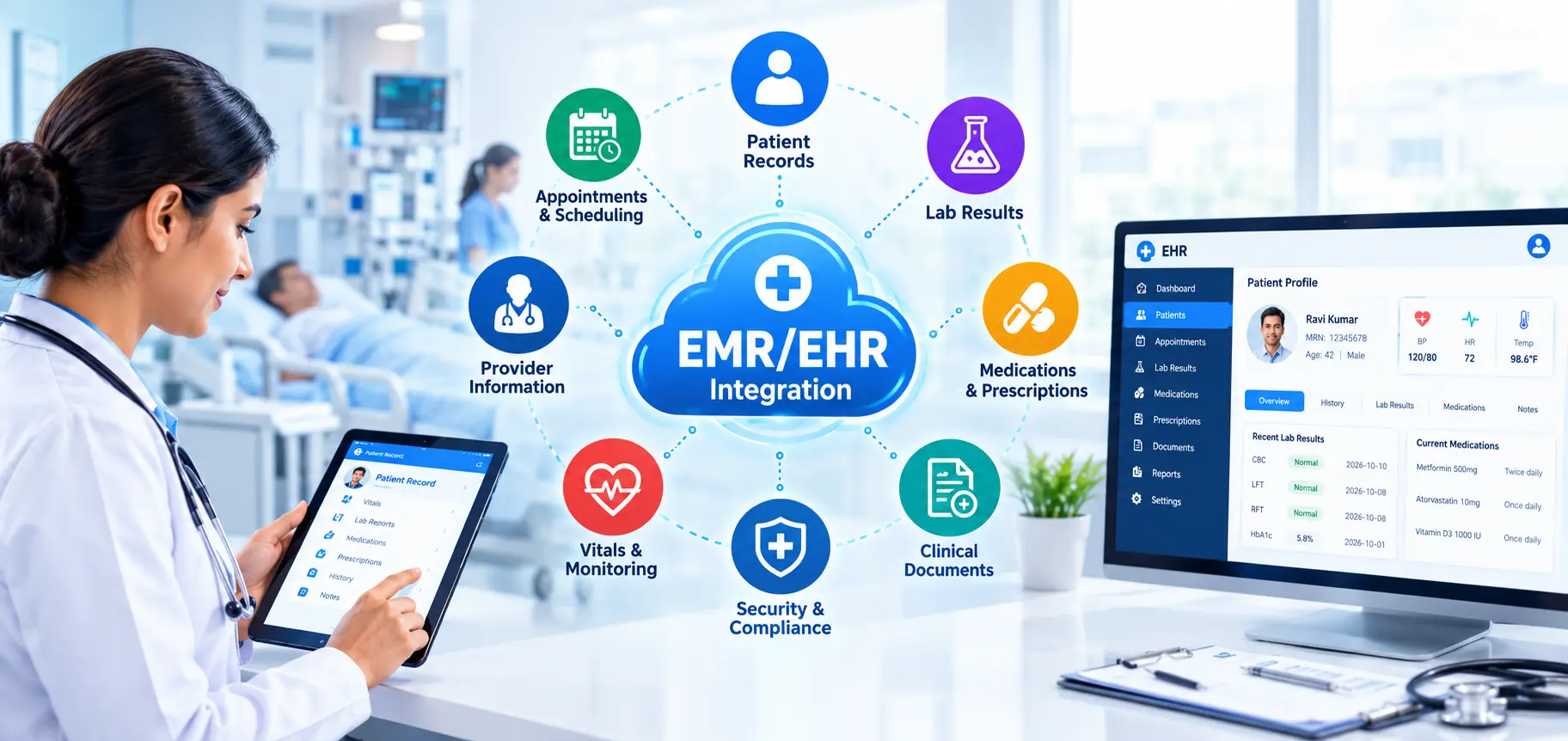 EMR EHR Integration in Modern XIPHIAS Healthcare